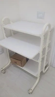 Mobiletto usato porta pc con ruote salvaspazio - 3