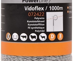 Filo Conduttore Bianco Lunghezza 400 M Vidoflex Powerline 6 Gallagher Per Recinzioni Elettriche