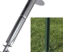 Supporto Zincato Per Ancoraggio Palo A T (mm30x30) (Compreso Adattatore)
