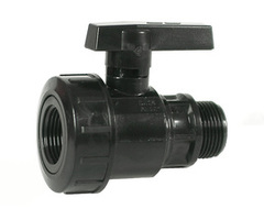Raccordo Nylon Valvola A Sfera Mf 1/4" Confezione 5 Pz