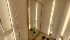 Specchio da parete 185x100cm con telaio in legno - 2