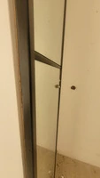 Specchio telaio nero 250x45×3cmq - 3