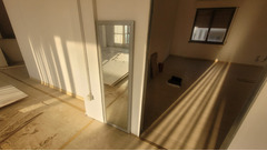 Specchio telaio grigio 148x46x2cm - 3