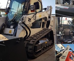 Noleggio con operatore MiniPala Bobcat 60 quintali per Lavoro movimento terra scavi