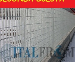 SECONDA SCELTA - Pannello Recinzione Modulare in Grigliato Zincato a Caldo Classic- Maglia:mm69X132 