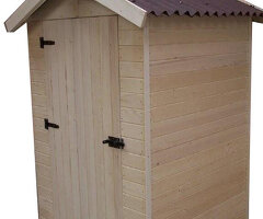 Casetta Da Giardino Eden 1212 In Legno Massello Non Trattato - cm 120x120cm - Italfrom 417