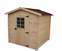 Casetta Da Giardino Vaduz 2020 In Legno Massello Non Trattato - cm 200x200cm - Italfrom 434