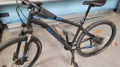 Bici usata Mtb Rockrider ST 120 nero-azzurro 27,5" - 2