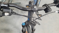 Bici usata Mtb Rockrider ST 120 nero-azzurro 27,5" - 3