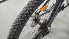 Bici usata Mtb Rockrider ST 120 nero-azzurro 27,5" - 5