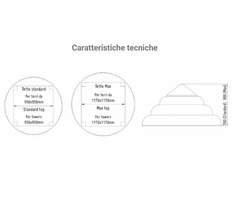 Tetto per strutture gioco Montebianco Max colore Azzurro - 2