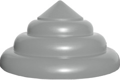 Tetto per strutture gioco Montebianco Max colore Grigio