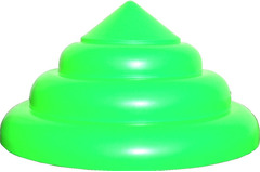 Tetto per strutture gioco Montebianco Standard colore Verde