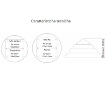 Tetto per strutture gioco Montebianco Standard colore Verde - 2