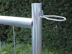 Pannelli Recinzione Temporanea Zincata da Cantiere cm 335x200h con Plinto in Calcestruzzo - 5