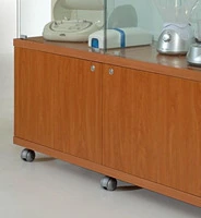 Vetrina Cristalli Temperati con Mobile e Faretti 60x40x181cm LL OF618LM Made in Italy - 2