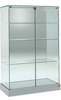 Vetrina Media L93xP46xH140 cm Cristalli Temperati Ante Battenti made in Italy