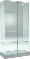 Vetrina Alta L73xP46xH180 cm Cristalli Temperati Ante Battenti