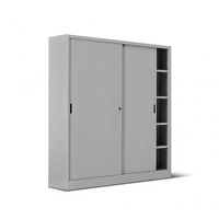 ARMADIO CON ANTE SCORREVOLI CON 1 RIPIANO E ASTA APPENDIABITI 180X60X200H