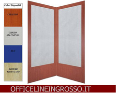 SCHIENALE (H.218) CON PANCA IN LAMIERA FORATA PER BLISTER  dimensioni( 90X90X h218) SERIE GLASS  PRO