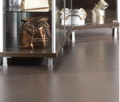 Bancone/Vetrina in  Cristallo Temperato con 2 Ripiani Regolabili in Altezza - 93X39X h92 - OF 93-B - 3