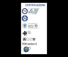 Composizione Completa , 2 Campate da 30 mt cadauna(60mt lineari) Altezza 3,00 metri ,Profondità 60 c - 5