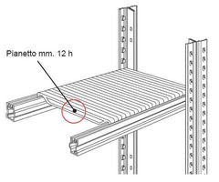 Ripiano completo lunghezza  90 x  Profondità 40 cm per scaffalature metalliche industriali - PORTATA - 3