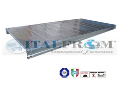 Ripiano completo lunghezza  150 x  Profondità 40 cm per scaffalature metalliche industriali - PORTAT