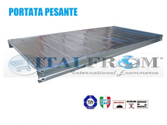 Ripiano completo lunghezza  120 x  Profondità 80 cm per scaffalature metalliche industriali - PORTAT