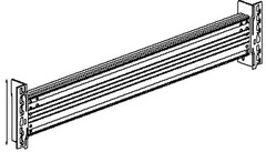 (106/3) CORRENTE  L 180 CM ZINCATA PER SCAFFALATURE INDUSTURIALI PORTA PALLETS  PORTATA  COPPIA 3000