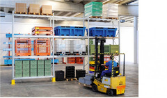 TS6) SPALLA COMPLETA ALTEZZA 350 PROFONDITA' 100 CM PORTATA 12450 Kg - 5