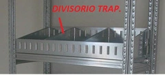 DIVISORIO TRAPEZOIDALE PER RIPIANO PROFONDITA' 40 cm per scaffali componibili - 4