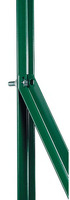 SAETTA A 'L'  IN FERRO PLASTIFICATO VERDE - ALTEZZA 120 cm - PER SOSTEGNO PALETTI RECINZIONE - 4
