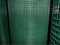 25mt-Rotolo Rete Metallica-Mini Zincata Plastificata - Maglia:mm13X13 -Filo:mm1,3 -H 150 cm - 2