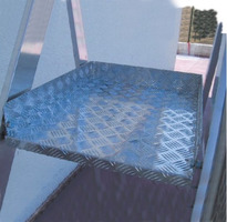 (200/SMT) SCALA PROFESSIONALE DA MAGAZZINO ALTEZZA PIANEROTTOLO 170 CM  , 7 GRADINI - 4