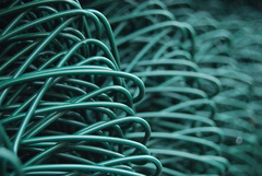 Recinzione Completa 25mt  Lineari Rete Metallica Plastificata (Rete h100 cm) (Maglia:mm50X50) con Pa - 3