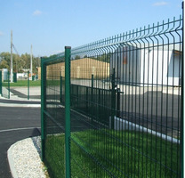 Pannello Recinzione Modulare Cancellata Rete Metallica Elettrosaldata 'Medium Verde'  cm 200 x 122 h