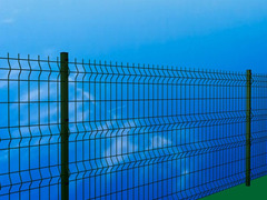 Pannello Recinzione Modulare Cancellata Rete Metallica Elettrosaldata 'Medium Verde'  cm 200 x 122 h - 4