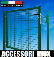 Cancello Garden - con Rete Saldata 50X50X4 mm -  Telaio 35/40 mm - Dimensione: cm100X150h - Peso 29 