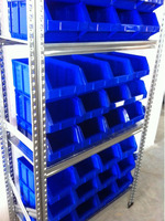 24 Contenitori in Plastica per Minuterie Sovrapponibili ''a Bocca di Lupo'' Dim. L20,5xH16,4xP34,5 c - 4