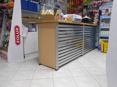 Bancone Vendita Completo Italfrom L 260 cm , H 105 cm , Larghezza Top 60 cm - 5