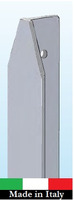 Paletto Recinzioni  a 'T' in Ferro Zincato a Caldo-Sezione mm35X35X3,5- Altezza 225 cm