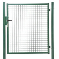 Cancello Garden - con Rete Saldata 50X50X4 mm -  Telaio 35/40 mm - Dimensioni: cm100X200h - Peso 44  - 3