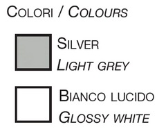 Vetrina Semiovale in Cristallo Temperato 4 Ripiani  (112x38X190) - 2