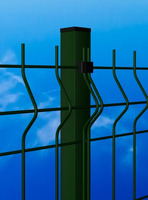 Piastrina Palo Quadro in PVC Nera + Vite Autoperforante - 4