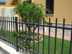 PANNELLO DI RECINZIONE MODULARE IN FERRO TUBOLARE ZINCATO - LINEA ARIZONA- H 100 x L  99,4 cm