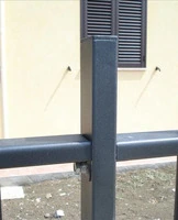 PANNELLO DI RECINZIONE MODULARE IN FERRO TUBOLARE ZINCATO - LINEA ARIZONA- H 100 x L  99,4 cm - 5