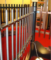 PANNELLO DI RECINZIONE MODULARE IN FERRO TUBOLARE ZINCATO - LINEA ARIZONA- H 120 x L 177,8 cm - 5