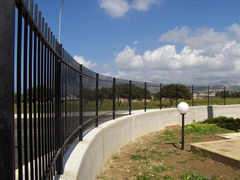 Piantana in Ferro Piatto Zincato 50x8mm per Pannello Alabama -California -Nevada - a Tassellare - H  - 2