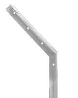 Paletto Curvo  a 'T' in Ferro Zincato-Sezione mm35x35x4- H 250 cm + Curvatura